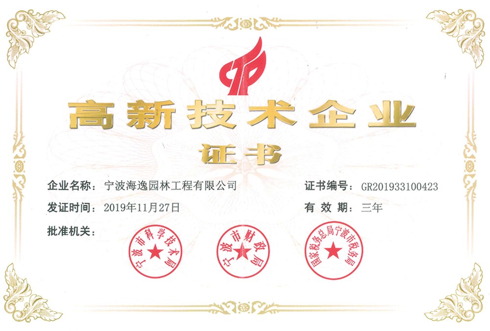 2019年高新技術企業(yè)